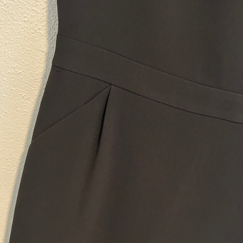 J. Crew Classic suiting Black Midi formal cocktail Dress - Picture 5 of 6